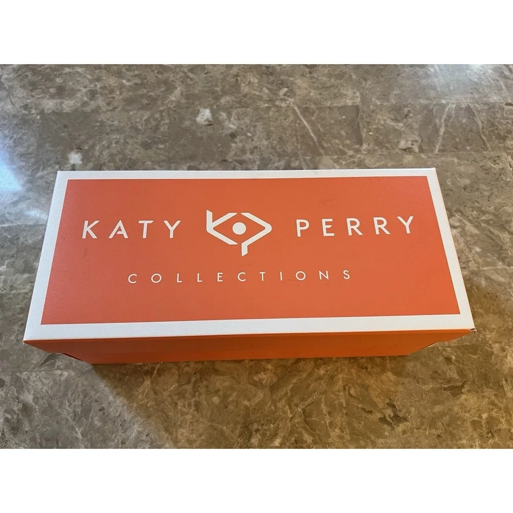 Katy Perry Women's Sz 10 Evie Mule Textured Faux Nappa GOLD Slide On  Shoes  NEW